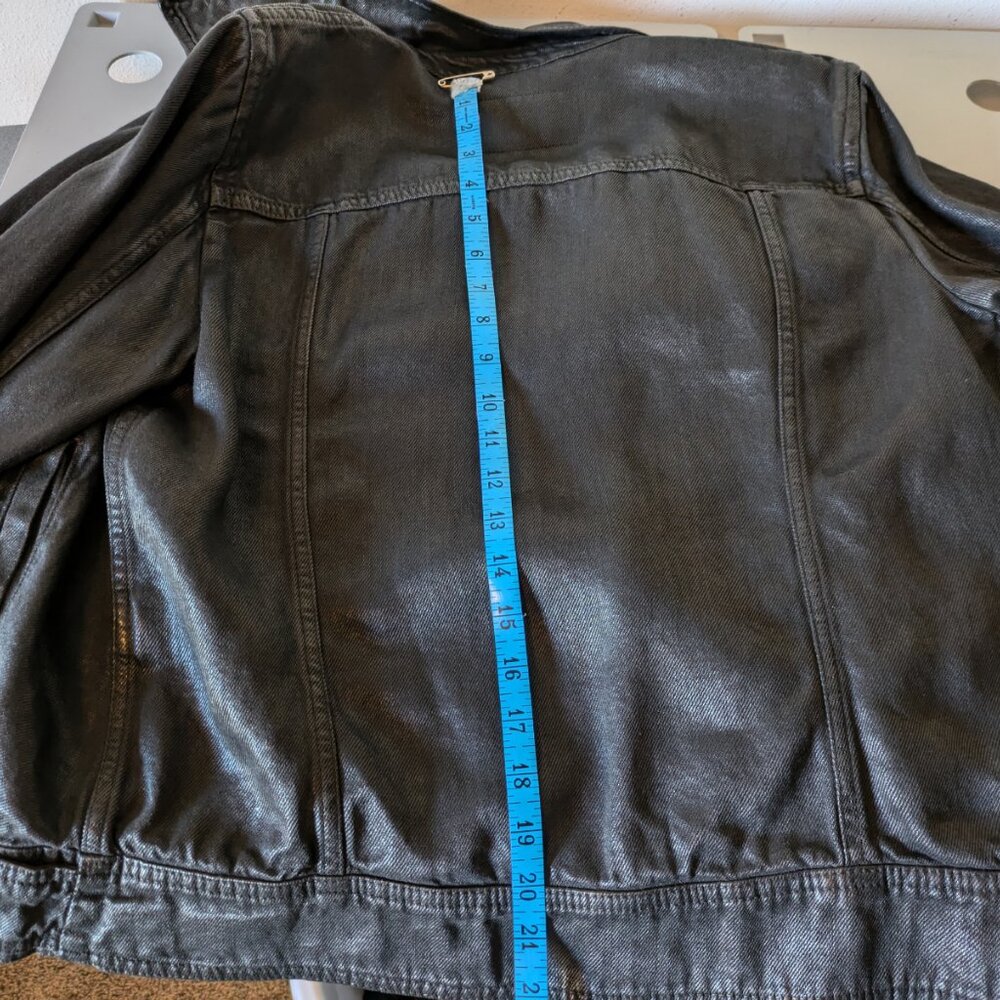 All Saints Black Jean Jacket - Picture 13 of 16